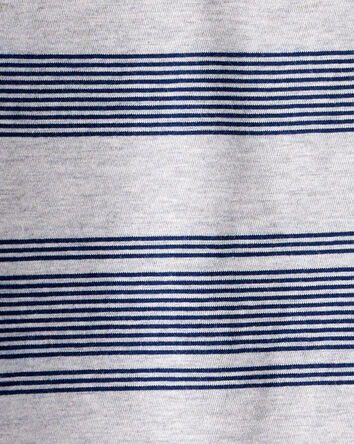Boys Striped Long-Sleeve Tee - Grey/Navy, 