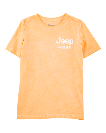 Kid Jeep Graphic Tee - Orange, 