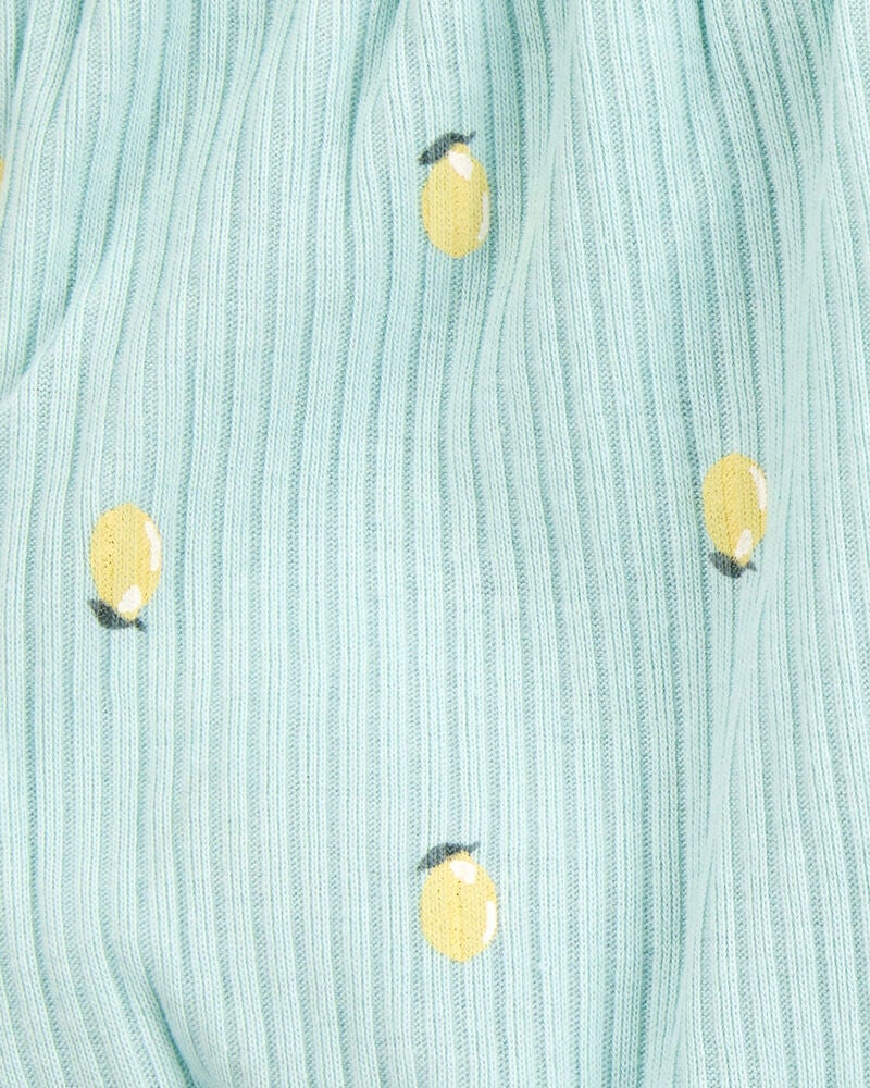 Baby 7-Piece Lemon Short-Sleeve Bodysuits & Shorts Set, image 9 of 10 slides