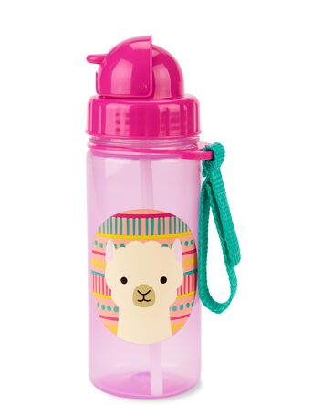 Zoo Straw Bottle - 13 oz - Llama, 