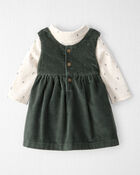 Baby Girl 2-Piece Organic Cotton Jumper Set, image 2 of 8 slides