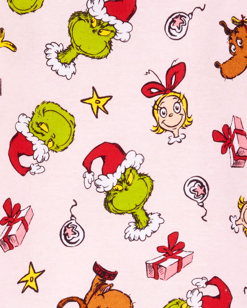 Toddler 2-Piece Christmas Grinch Pajamas, image 2 of 3 slides