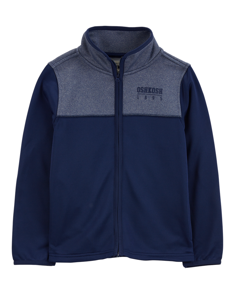 Kid OshKosh Logo Zip Jacket, image 1 of 3 slides