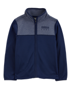 Kid OshKosh Logo Zip Jacket, image 1 of 3 slides