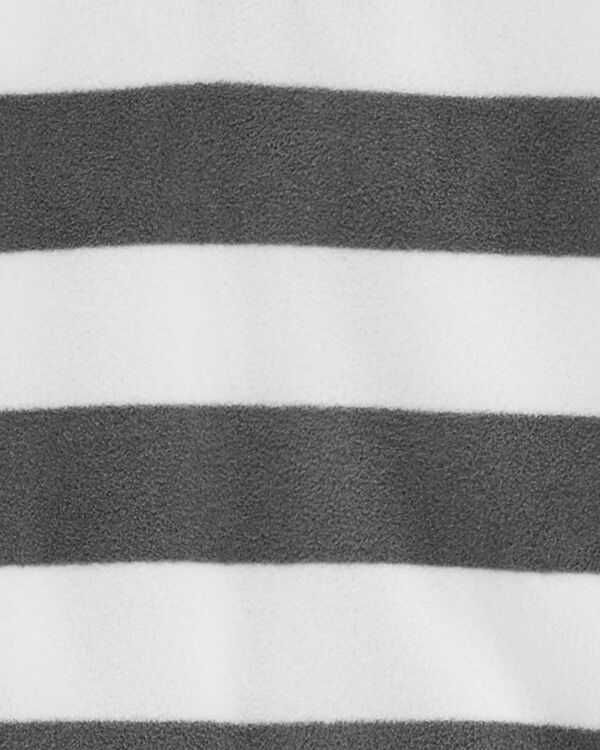 Grey/White Baby 2Piece Fleece Pullover & Jogger Set