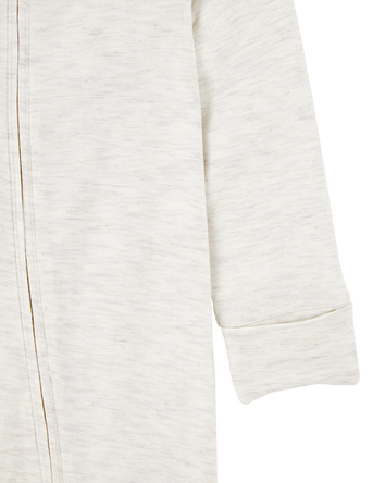 Baby Solid 2-Way Zip PurelySoft Sleep & Play Pajamas - Grey, 
