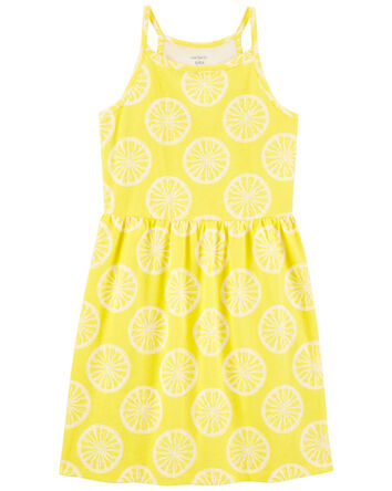 Kid Lemon Tank Dress, 