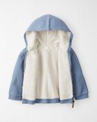 Toddler 
Sherpa Lined Jacket Made with Organic Cotton
, image 2 of 5 slides