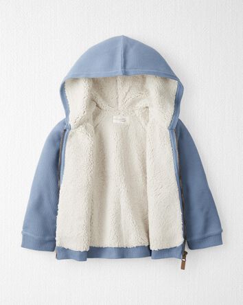 Toddler 
Sherpa Lined Jacket Made with Organic Cotton
, 