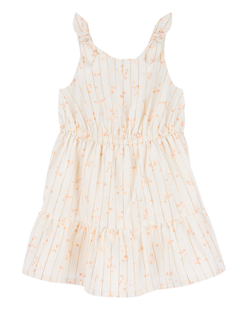 Toddler Floral Tiered Dress - Ivory, 