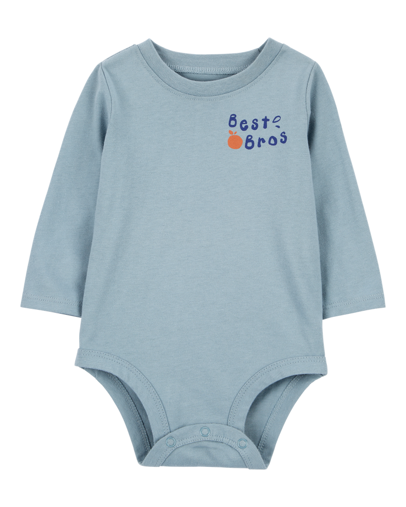 Baby Best Bros Bodysuit, image 1 of 5 slides