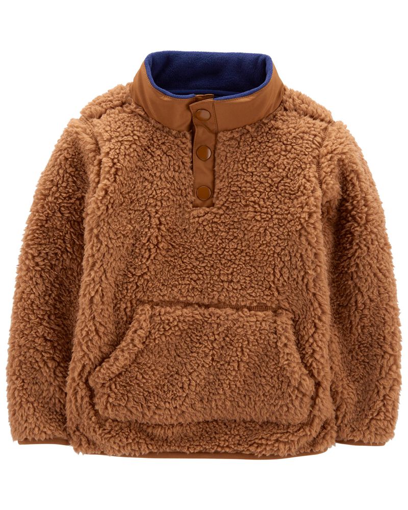 Quarter Zip Fleece Pullover, image 1 of 2 slides