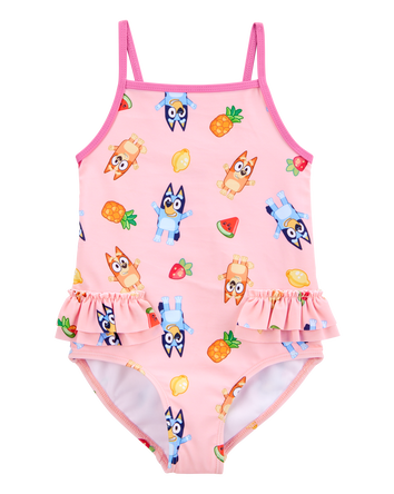 Toddler Bluey™ 1-Piece Swimsuit - Pink, 