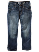 Denim - OshKosh Straight Jeans-Faded Medium Wash
