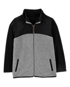 Kid Zip-Up Fleece Jacket, image 1 of 3 slides