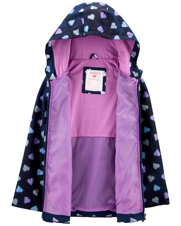Heart Color Changing Kid Heart ColorChanging Rain Jacket