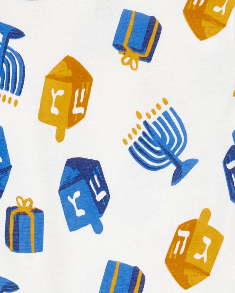 Baby 2-Piece Hanukkah 100% Snug Fit Cotton PJs, image 2 of 4 slides