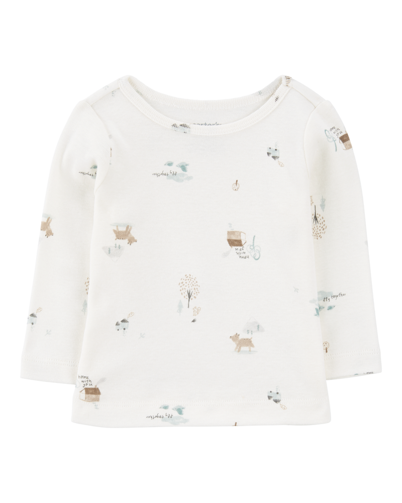 Baby 2-Piece Bear Long-Sleeve Tee & Coverall Set, image 3 of 6 slides
