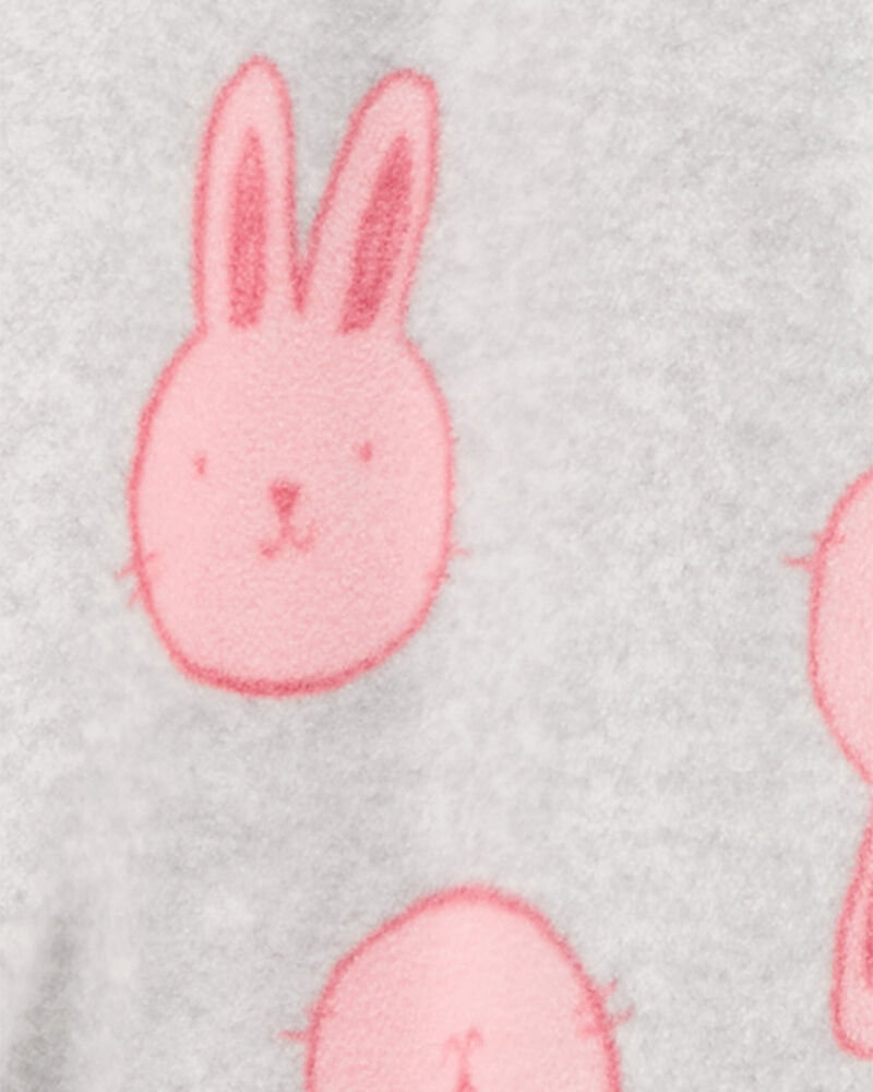 Baby 1-Piece Bunny Fleece Pajamas, image 2 of 5 slides