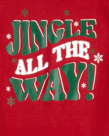 2-Piece Christmas Jingle All The Way 100% Snug Fit Cotton Pajamas, 