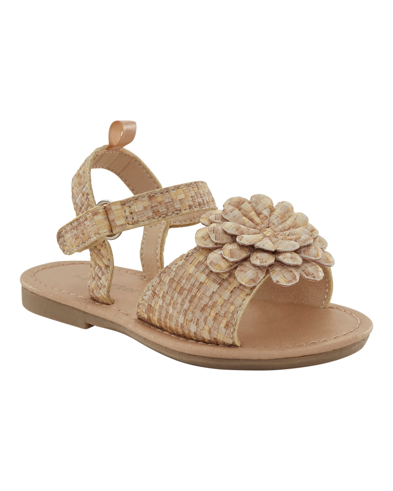 Toddler Casual Sandals - Tan, image 1 of 7 slides