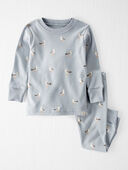 Beach Seagull Print - Baby Organic Cotton Pajamas Set