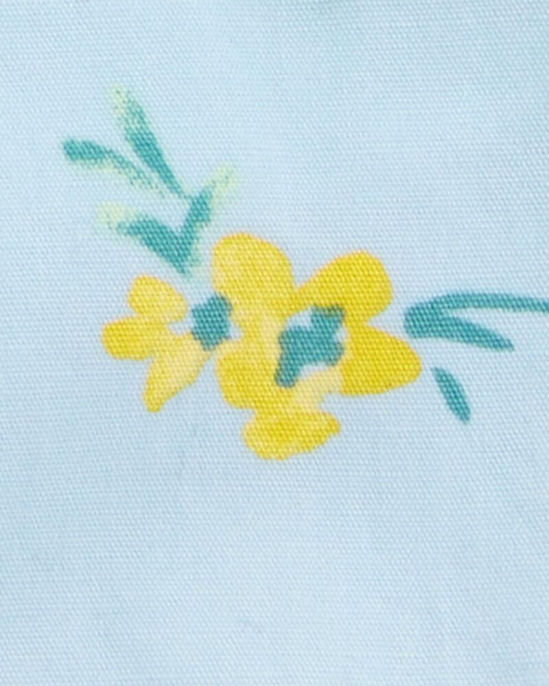 Baby Floral Striped Shortall, image 3 of 4 slides