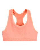 Kid Floral Racerback Sports Bra, image 1 of 4 slides