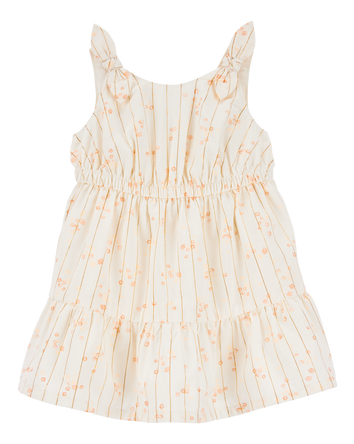 Baby Floral Tiered Dress - Ivory, 