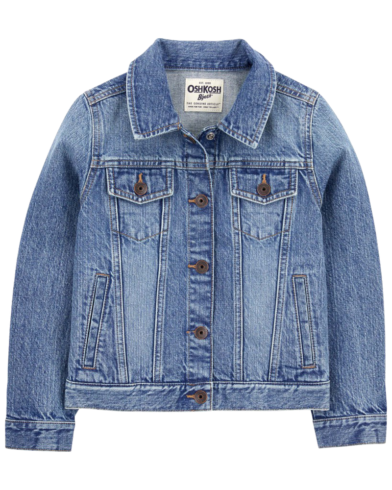Kid Classic Denim Jacket - Blue, image 1 of 3 slides