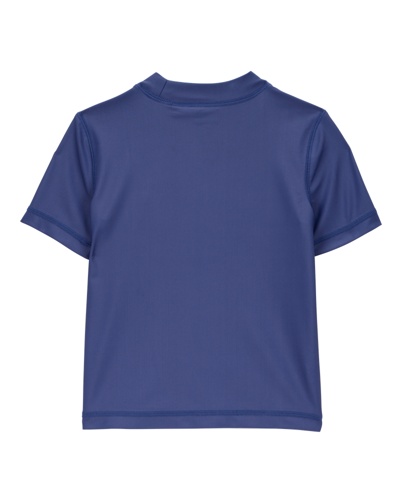 Toddler Fourth of July Short Sleeve Rashguard - Navy, image 2 of 4 slides