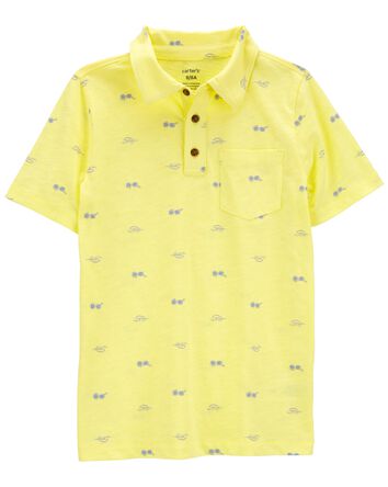 Sunglasses Print Polo Shirt, 