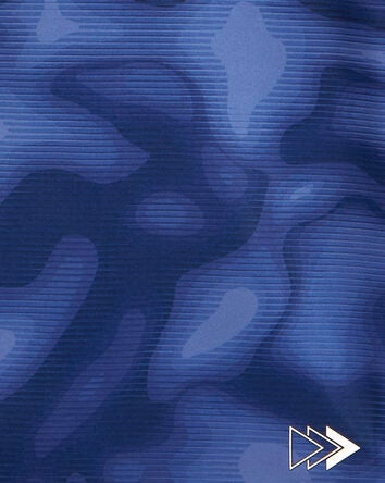 Kid Boy Active Tee In BeCool™ Fabric - Navy, 