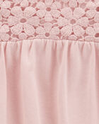 Baby 2-Piece Flutter Bodysuit & Floral Pant Set, image 2 of 3 slides