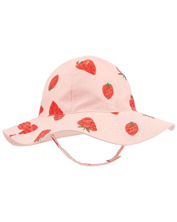 Baby Strawberry Reversible Swim Hat, 