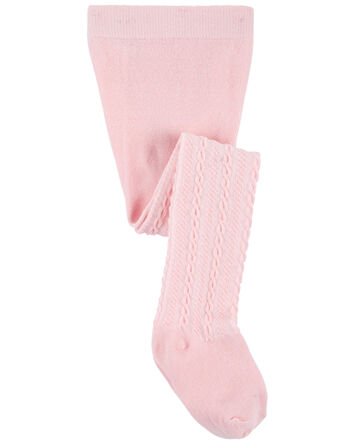 Toddler Cable Knit Tights, 