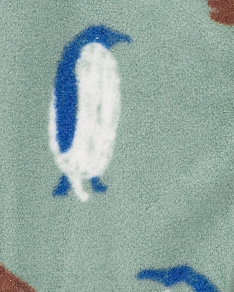 Baby Penguin Fleece Jumpsuit, image 2 of 3 slides