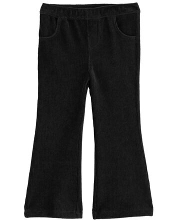 Toddler Pull-On Velour Flare Pants, 