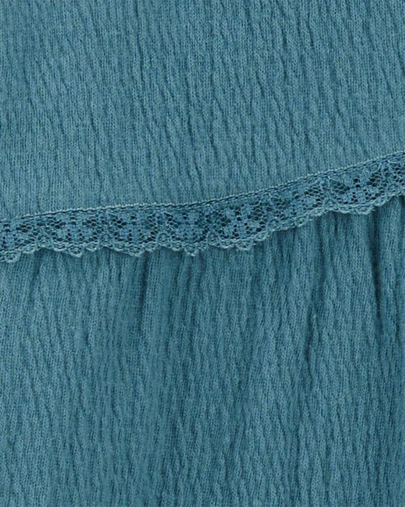 Baby Crinkle Jersey Lace Top, image 2 of 3 slides