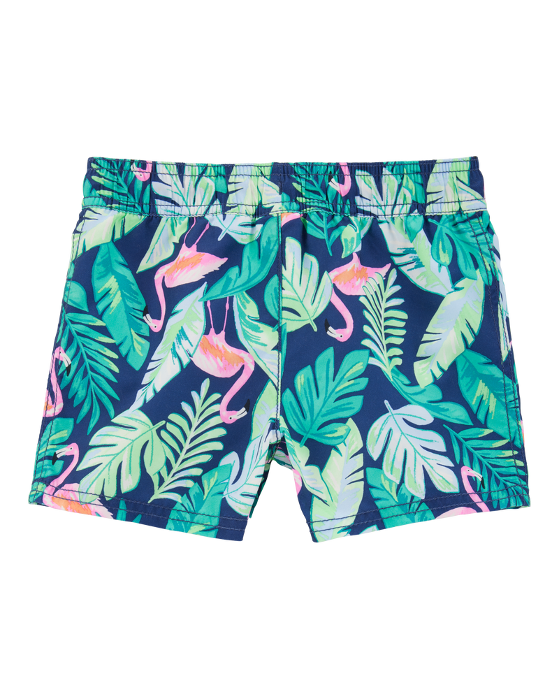 Toddler Tropical Print Swim Trunks, image 3 of 5 slides