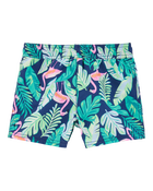 Toddler Tropical Print Swim Trunks, image 3 of 5 slides