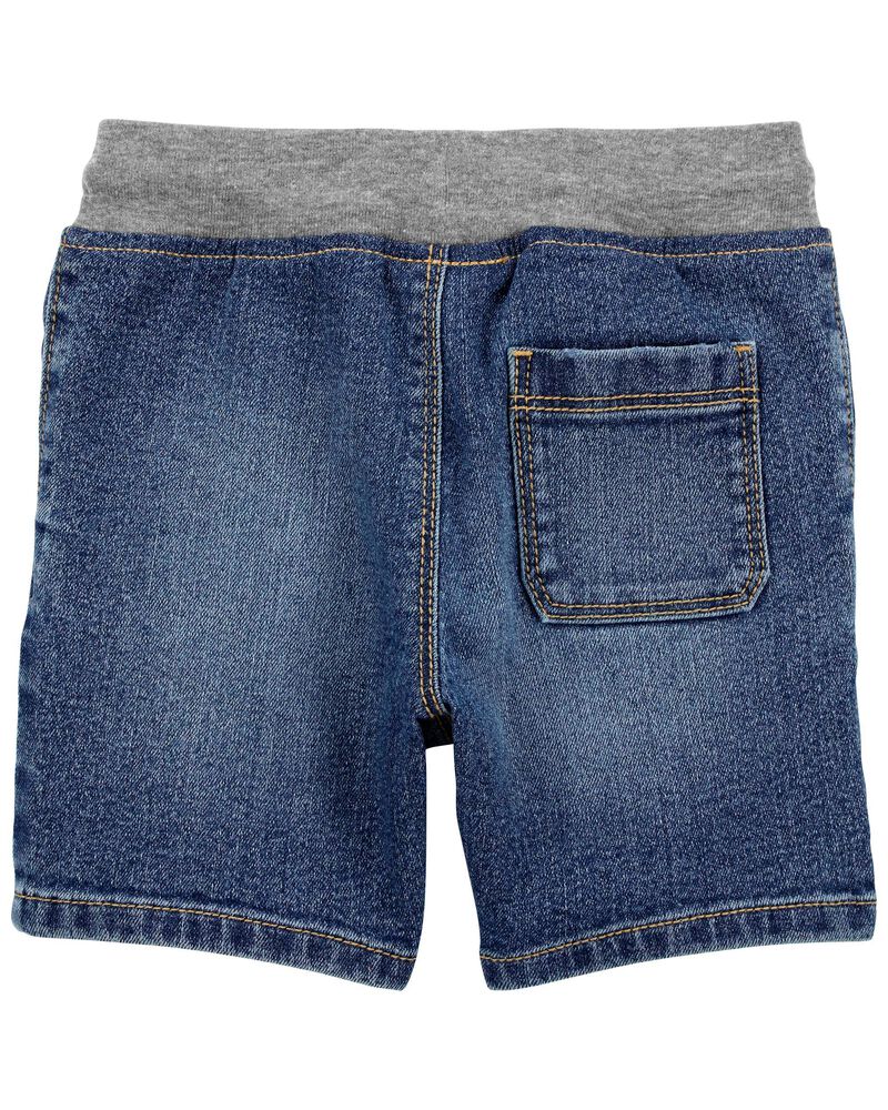 Toddler Pull-On Denim Shorts, image 3 of 4 slides