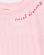 Kid 4-Piece Loose Fit Pajamas, image 4 of 8 slides