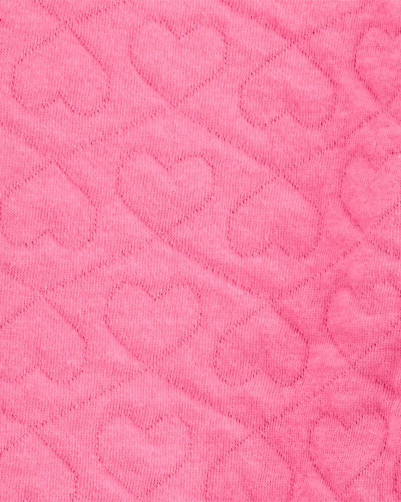 Baby Heart Pattern Knit Pants - Pink, image 3 of 4 slides