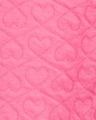 Baby Heart Pattern Knit Pants - Pink, image 3 of 4 slides