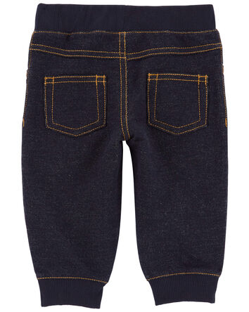 Baby 2-Piece Striped Henley Bodysuit Pant Set, 