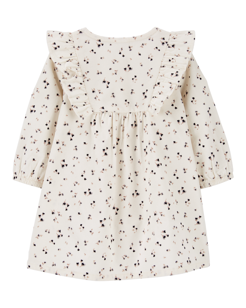 Baby Floral Corduroy Dress, image 2 of 5 slides