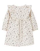 Baby Floral Corduroy Dress, image 2 of 5 slides