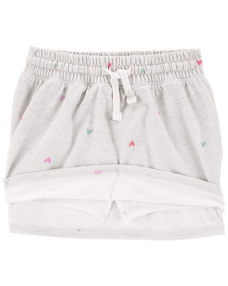 Cotton Jersey Skort, image 2 of 3 slides