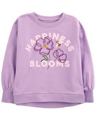 Kid Happiness Blooms Floral Sweatshirt, image 1 of 3 slides